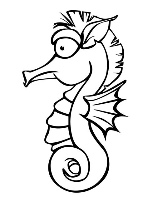 40 Seahorse Shape Templates Crafts And Colouring Pages Free And Premium