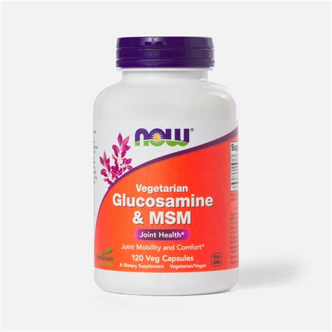 Now Foods Vegetarian Glucosamine And Msm