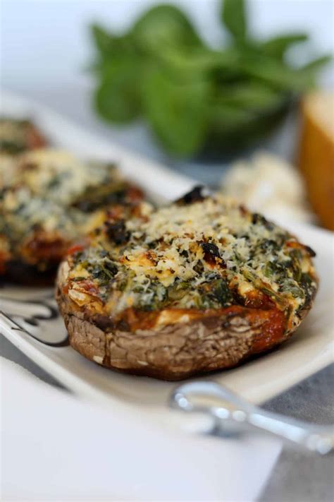 Stuffed Portobello Mushrooms Man Meets Oven