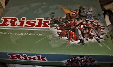 Risk The Game Of Global Domination Board Game War Board Games