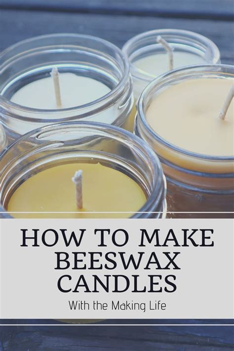 How To Make Beeswax Candles Diy Bees Wax Candles Beeswax Candles Diy