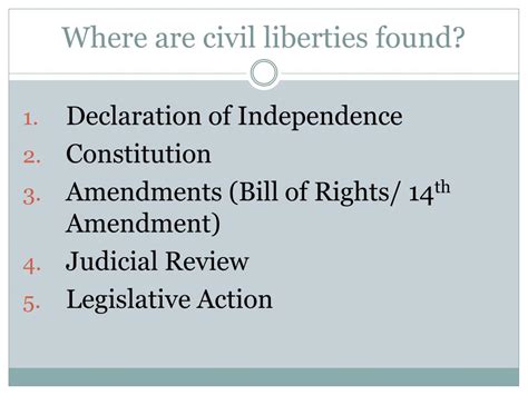 Ppt Civil Liberties Powerpoint Presentation Free Download Id2748557