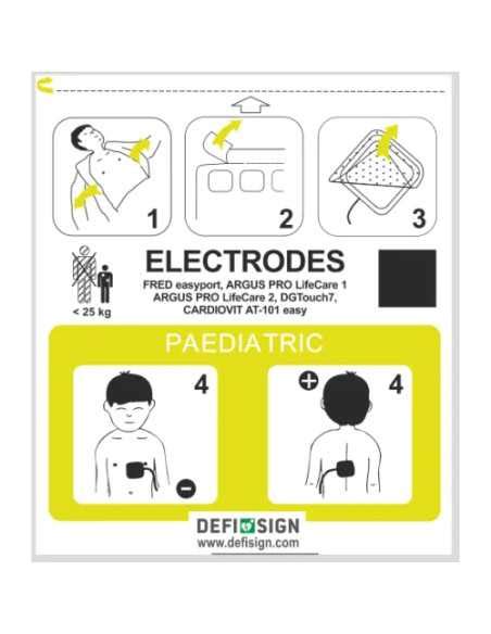 DefiSign Life Schiller Fred EasyPort Børne elektrode