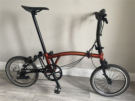 Brompton S6 C Line 6 Speed Black Edition Flame Lacquer Folding Bikes