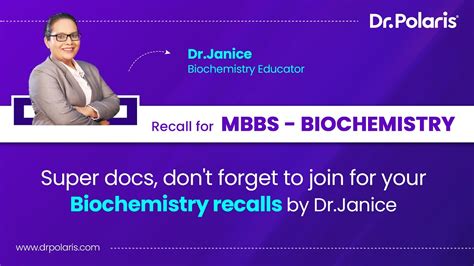 Biochemistry Recall For Mbbs Exam Recall Your Mbbs Lessons With Dr