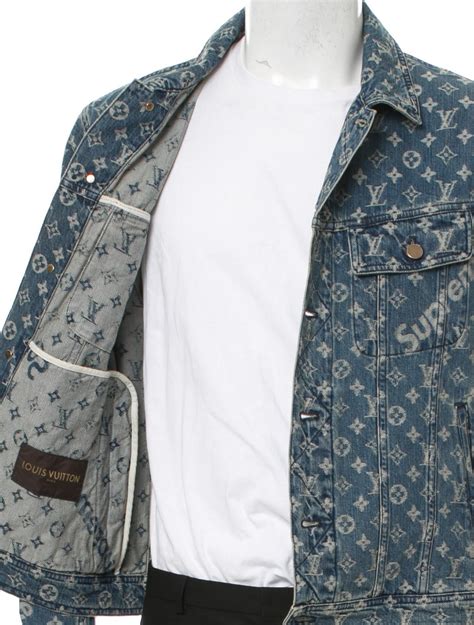 Lv X Supreme Denim Jackets For Men Semashow