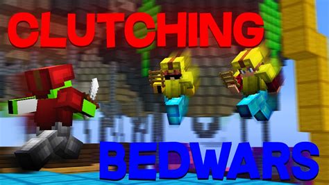 Clutching In Intense Bedwars Game Ft Itz Kplayz Youtube