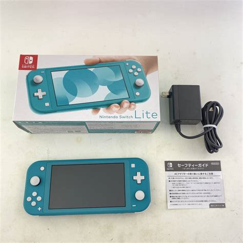 【やや傷や汚れあり】【動作確認済】ニンテンドースイッチ ライトnintendo Switch Lite本体 ターコイズの落札情報詳細