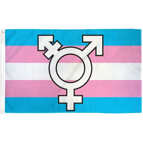 3x5' Transgender Symbol Pride Flag - Pride Basics