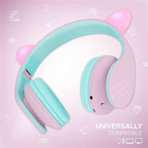 Casque Bluetooth Enfant P Casque Audio Pour Enfants Avec Volume Limit