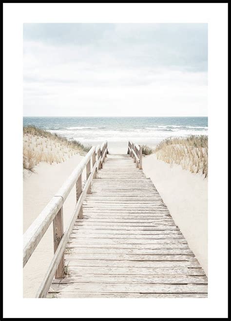 Br Cke Zum Strand Poster Sch Ne Strandbilder Posterstore De Beach