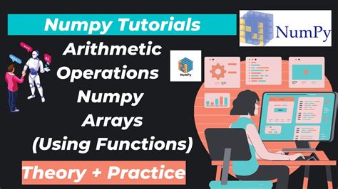 Arithmetic Operations In Numpy Arrays Using Functions Youtube