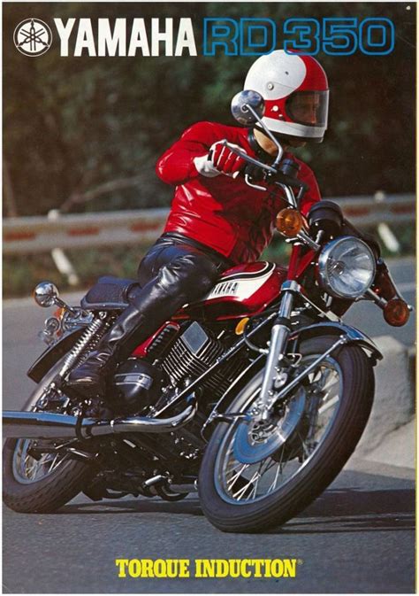 Yamaha RD350 Vintage Motorcycle Posters Yamaha Classic Motorcycles