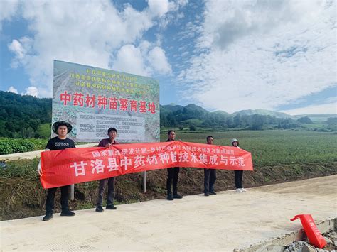 四川省农业科学院院经作所中药材专家前往甘洛县实施国家重点研发计划项目