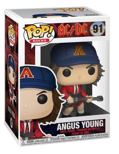 Funko POP! Rocks AC/DC #91 Angus Young (Red Jacket Variant) - New Mint ...