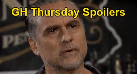 General Hospital Spoilers Thursday August 26 Sonny On Edge Over