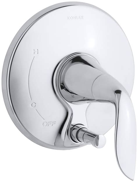 Kohler K T5321 4 Cp Refinia Valve Trim With Push Button Diverter Valve Not Included Polished