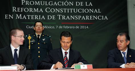 Promulgación De La Reforma Constitucional En Materia De Transparencia