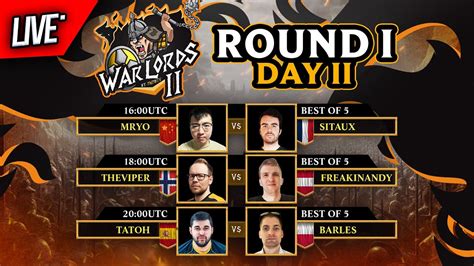 Warlords Group Stage Round Yo Vs Sitaux Theviper Vs Andy