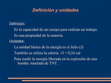 La Energía Y Sus Transformaciones Ppt