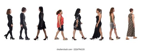 2961 Women Walking Sideways Stock Photos Images And Photography