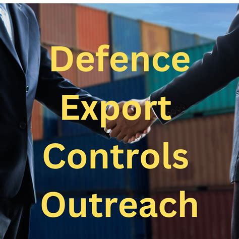 External Defence Export Controls Outreach Event Research Advantage