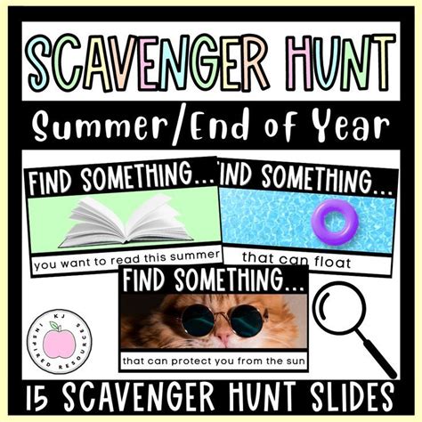 End Of The Year Summer Virtual Scavenger Hunt Elementary Resources Teachers Pay Teachers