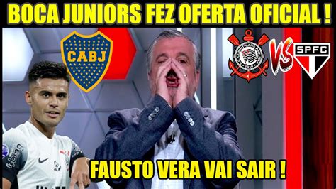 Urgente Boca Junior Quer Comprar Fausto Vera Do Corinthians Noticias