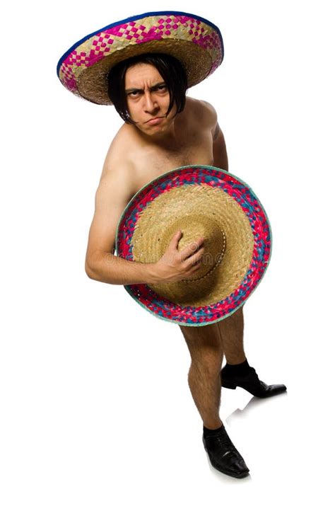 The Naked Mexican Man Isolated On White Stock Photo Image Of Argentinian Cowboy 67222954