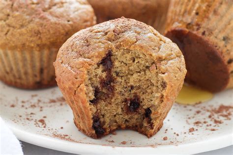 Muffin Con Farina Di Castagne E Gocce Di Cioccolato Fondente