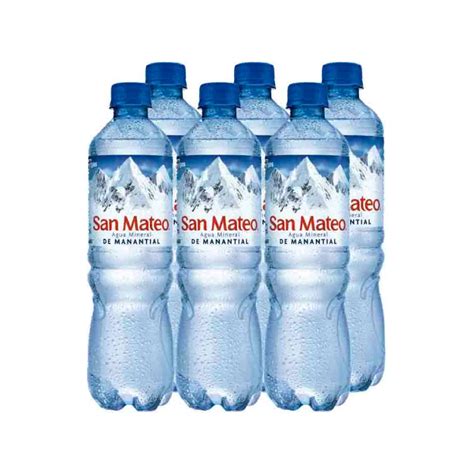 Agua Con Gas Mineral San Mateo Ml Pack X Und Felix Articulos De