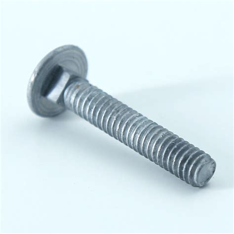 Din Flat Head Metric Hdg Hot Dipped Galvanized Carriage Bolt And Nut