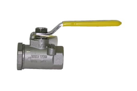 Apollo 2 Piece Standard Port Alloy 20 Ball Valve With SS Oval Handle