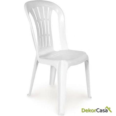 Silla Canarias Monoblock Apilable Blanco ️ 1652€ 2023