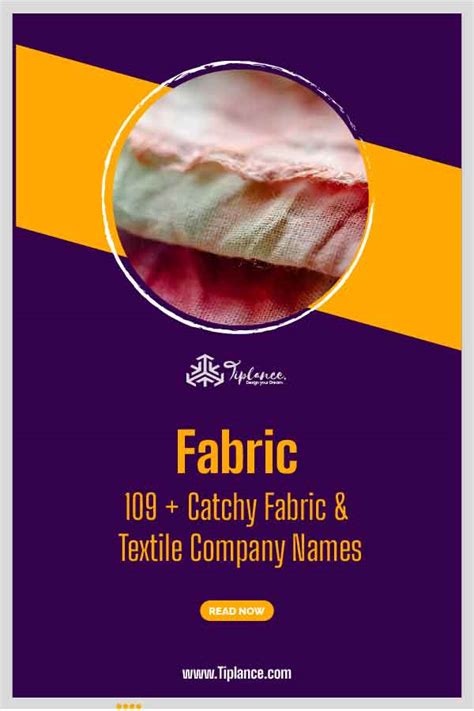 Fabric Textile Company Names Ideas Tiplance