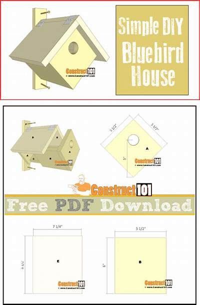 Free Easy DIY Wood Birdhouse Plans Bird House Plans Free Bird House