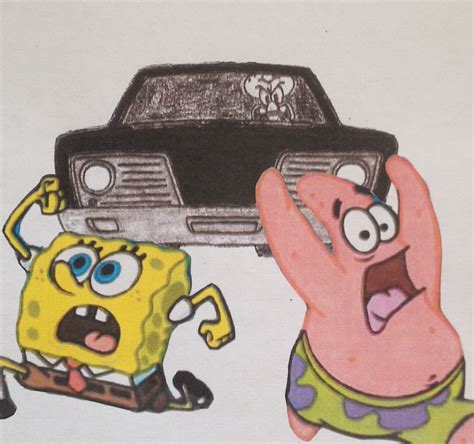 Squidward Chases Spongebob And Patrick By Sstanford2 On Deviantart