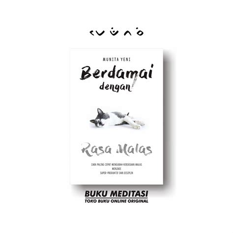 Jual Buku Berdamai Dengan Rasa Malas Psikologi Corner Shopee Indonesia