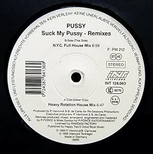 Suck My Pussy R Mix Vinyl Amazon Co Uk Cds Vinyl