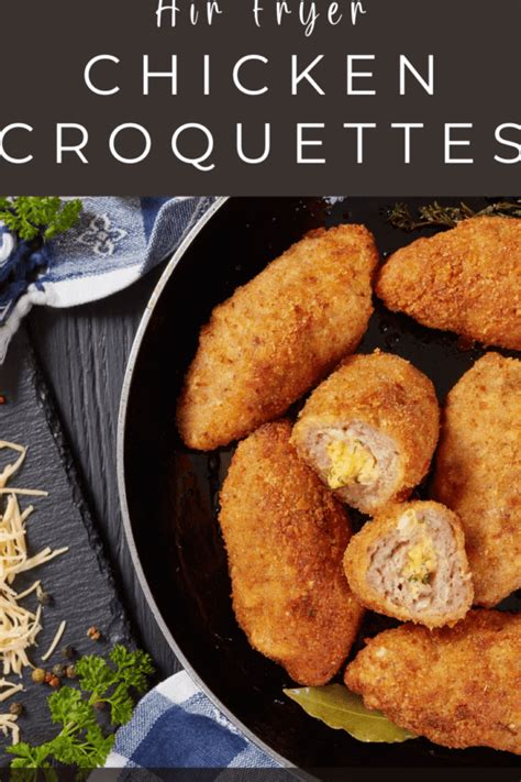 Crispy Air Fryer Chicken Croquettes Recipe Air Fryer Delights