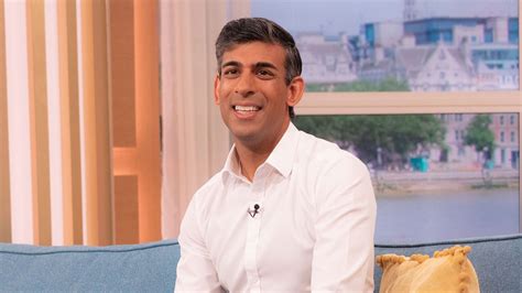 Rishi Sunak Joins Us On The This Morning Sofa This Morning