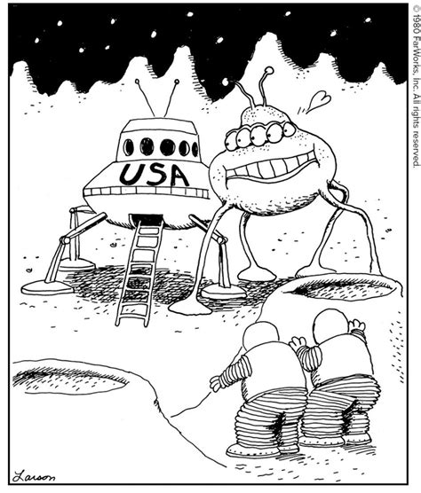 10 Hilarious Far Side Comics Where Astronauts Make A Disturbing Discovery