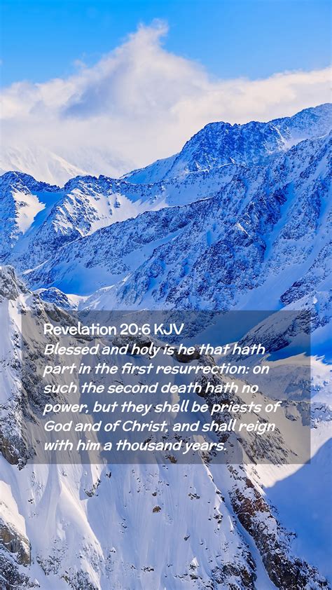 Revelation Kjv Mobile Phone Wallpaper Blessed And Holy Is He