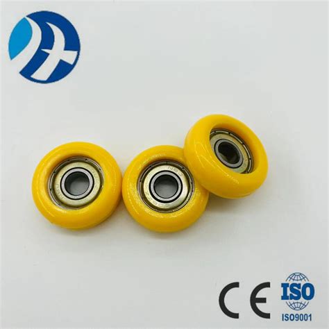 Plasticnylon Round Belt Pulley For Doors Parts Plastic Bearing Roller