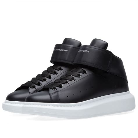 Leather High Tops Soft Leather Black Leather White Chinos Alexander