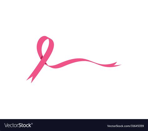 Cancer Ribbon Icon Royalty Free Vector Image Vectorstock