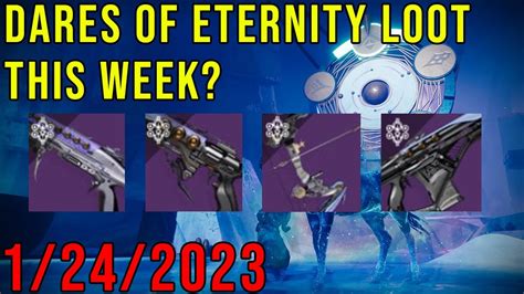 DARES OF ETERNITY LOOT THIS WEEK IN DESTINY 2 1 24 2023 YouTube