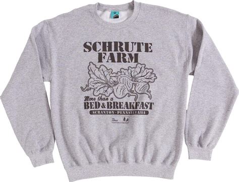 TruffleShuffle The Office Schrute Farm Grey Sweater ShopStyle Jumpers