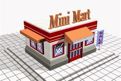 3d Model Mini Mart 2014 Watermielon Design