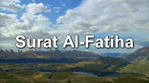 Surah Fatiha Mishary Rashid Al Afasy English Translation Hd